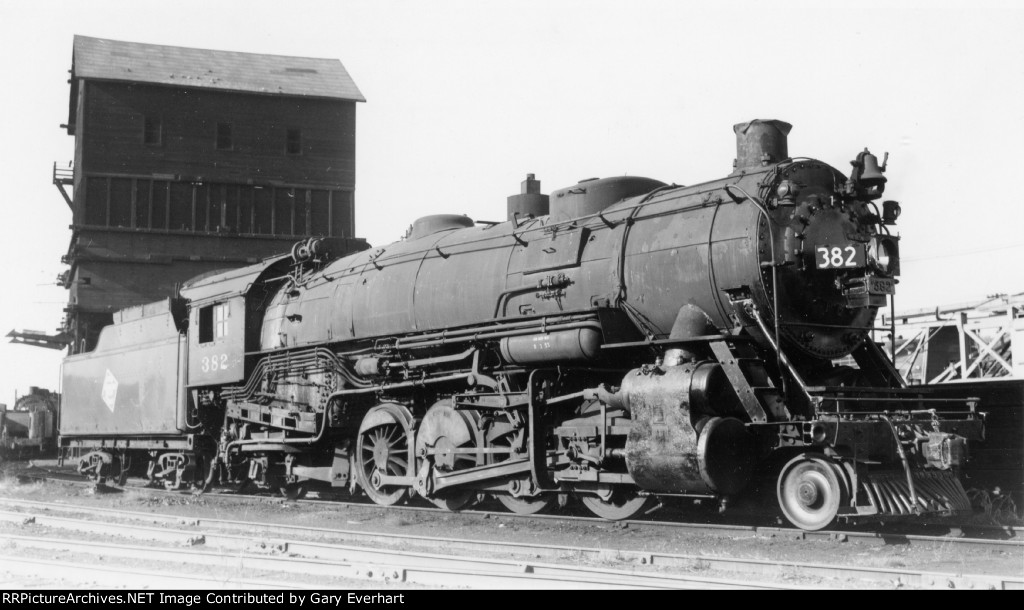 MILW 2-8-2 #382 - Milwaukee Road